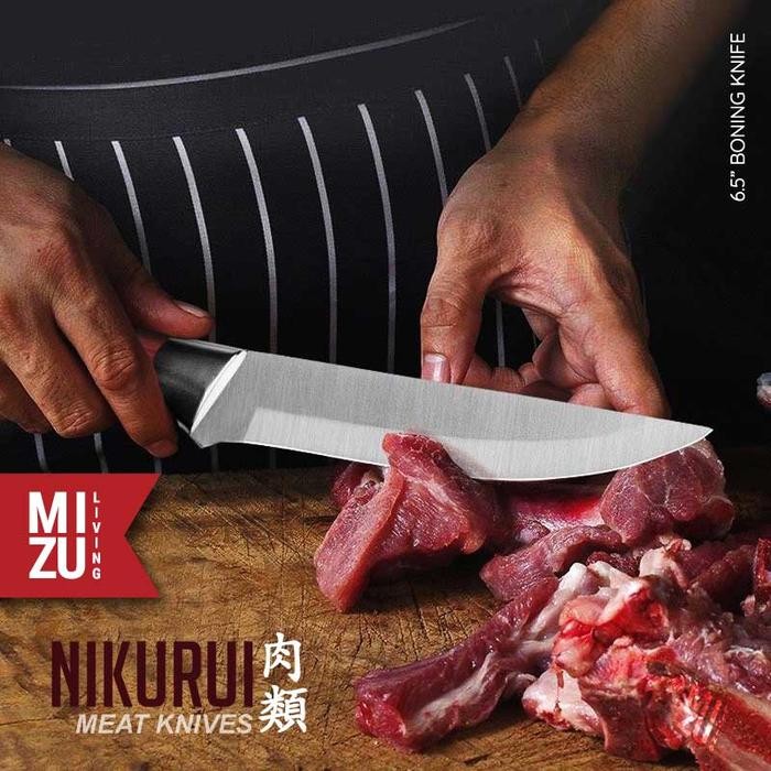 

Mizu Nikurui Meat Knife Stainless Kitchen Knife Boning Knife Carving Knife Butcher Knife Pisau