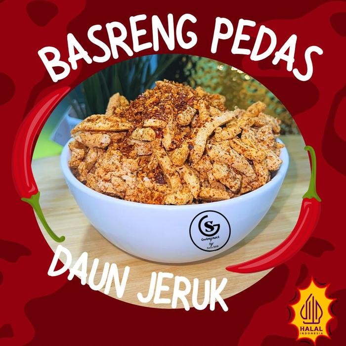 

Basreng Pedas Krispy Daun Jeruk 500Gr Cemilan Chips