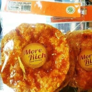 

More Rich Snack Emping Balado Pedas Melinjo Keripik Kripik Cemilan