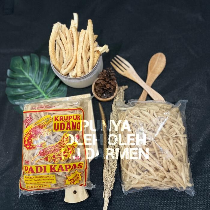 

Kerupuk Udang Padi Kapas Stik Sirihan 500gr Khas Indramayu KUALITAS SUPER New