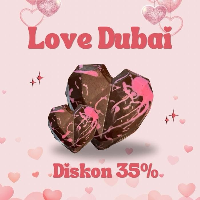 

Coklat Love Dubai Kunafe Pistachio 50g - Yayang Dessert dubai chocolate promo Valentine New