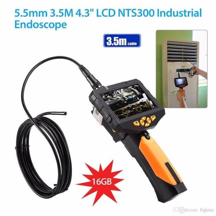 Endoscope Borescope Camera Nts 300/Nts-300/Nts300 Kabel 15M Dan 5M Terlaris