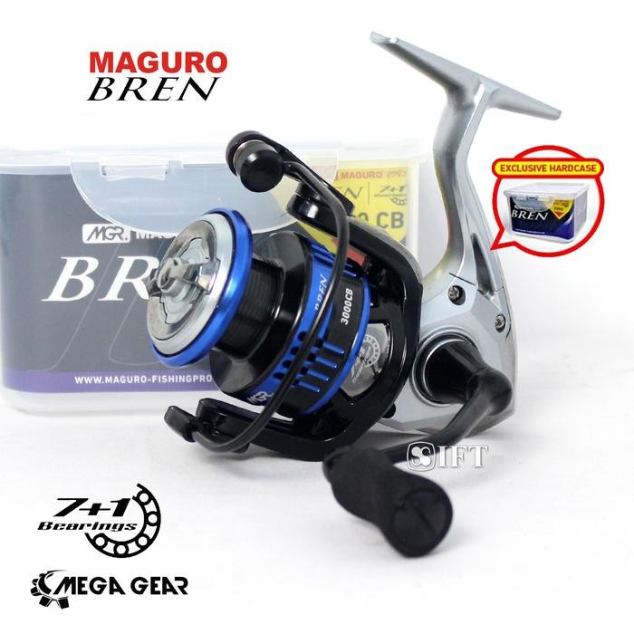 Paling Murah Reel Maguro Bren Power Handle Mega Gear 800 Ul Sd 3000Cbh Kolam Sungai Danau Muara Laut