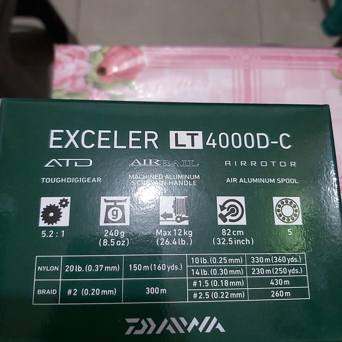 Terpopuler Reel Daiwa Exceler Lt 4000 Power Handel