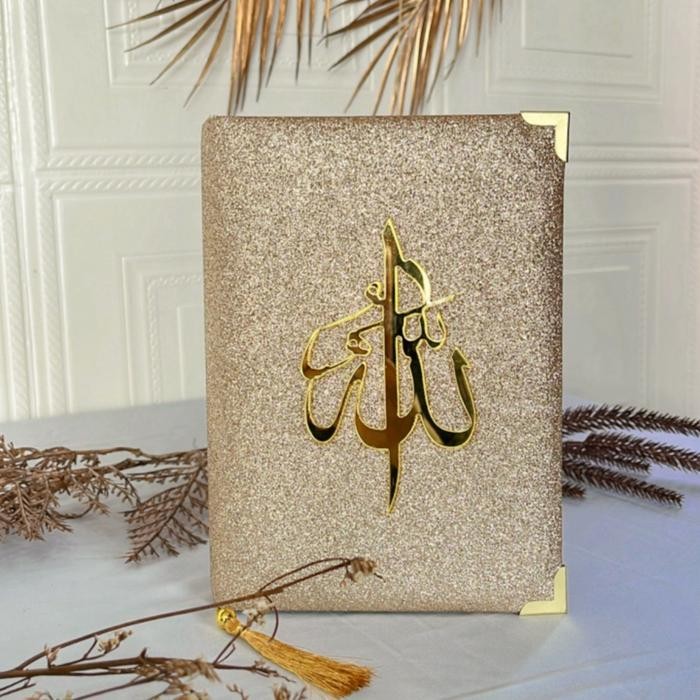 BUKU MAJMU SYARIF EMAS GLITTER PEMIUM - DOA- DOA MUSTAJAB EKSKLUSIF LENGKAP DENGAN LATIN KITAB