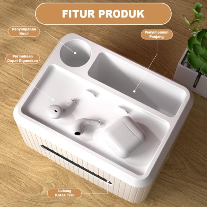 

PROMO! Stationery Desk Desktop Organizer Rak Alat Tulis Pen Holder Tissue Box