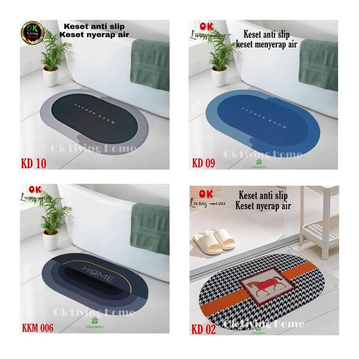 Keset, Keset Anti Slip Diatomite, Keset Modern Diatomite Kode 610