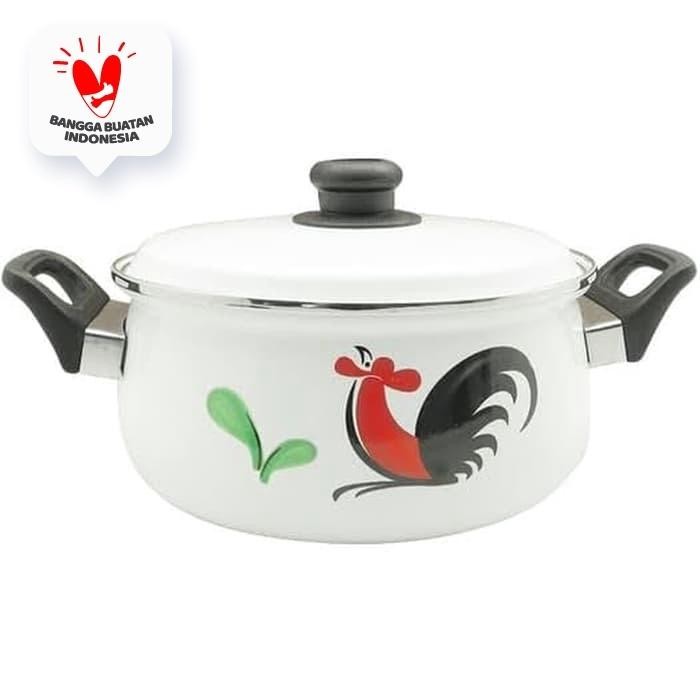 PREMIUM Kedaung Panci Besar Kukuruyuk Seri 2 Dutch Oven 20 cm