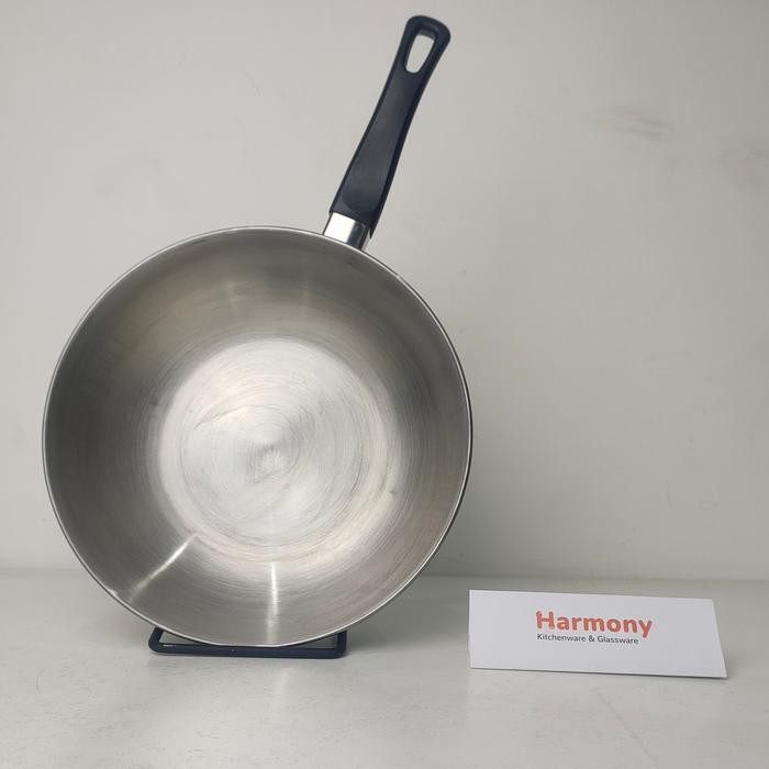 PREMIUM Stir Fry 26cm SS-PX289 Wajan Cekung Penggorengan Gagang Ebonit