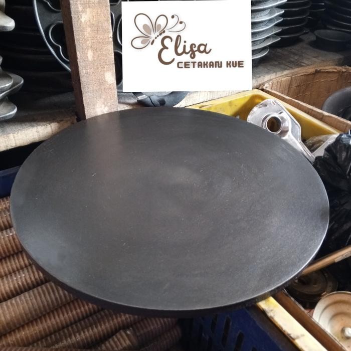 PREMIUM wajan kue crepes datar uk40 cm BESI BAJA COR