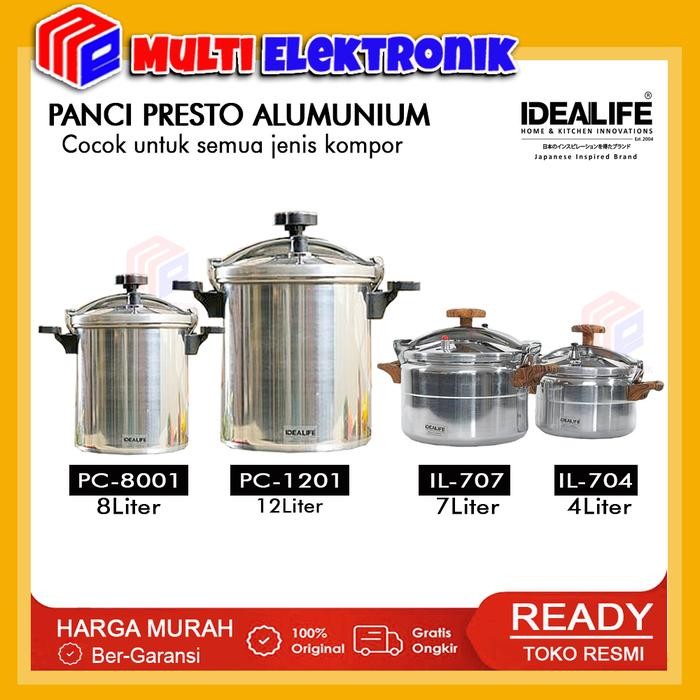 PREMIUM Panci Presto Idealife Pressure Cooker Original