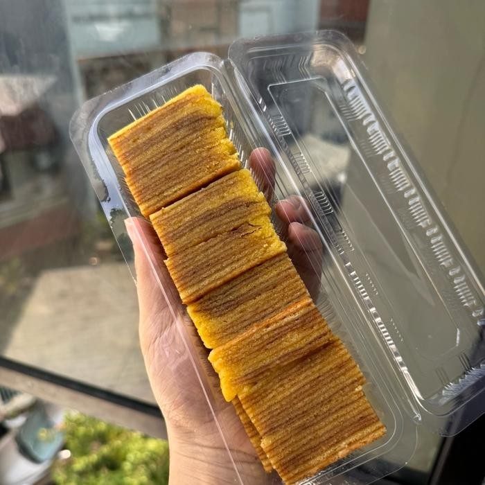 

New Pinggiran lapis legit susu 200gram khas bangka belinyu