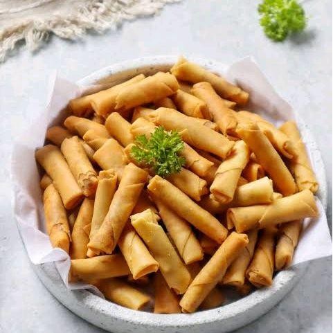 

New sumpia abon 1 kg udang ebi jajanan snack keripik camilan kue kering murah sompia sompya