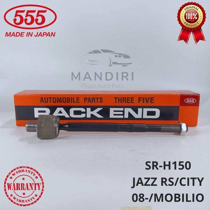 Rackend 555 Jazz Rs City Mobilio Long Tierod Ori Japan Sr-H150 1Pcs