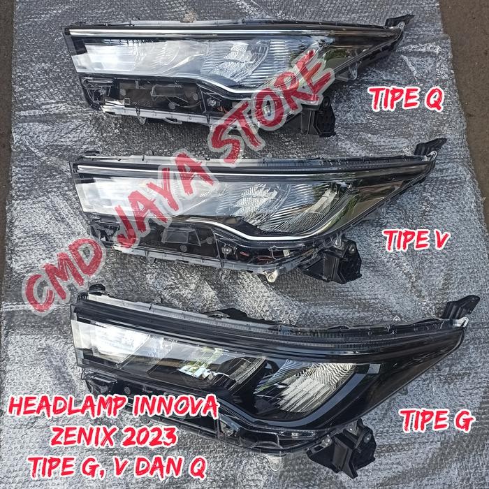 Headlamp Innova Zenix Tipe V Q G Original Lampu Depan Zenix V/Q 2023
