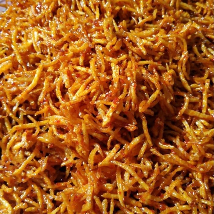 

PREMIUM Kentang Mustofa Pedas Manis, Pedas Daun Jeruk 250 gram Lauk Nasi - Kering - Cemilan -