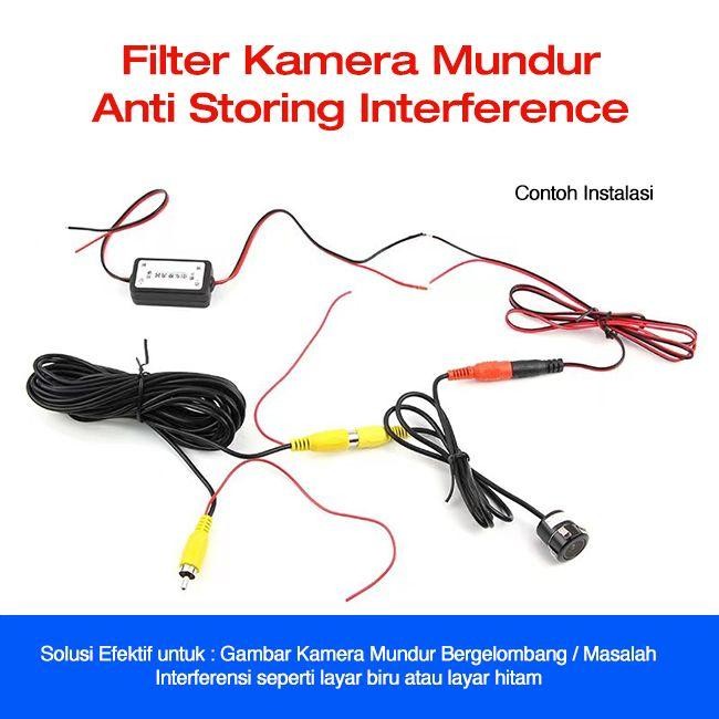 PREMIUM ALAT ANTI STORING KAMERA MUNDUR MOBIL / CAR CAMERA NOISE FILTER