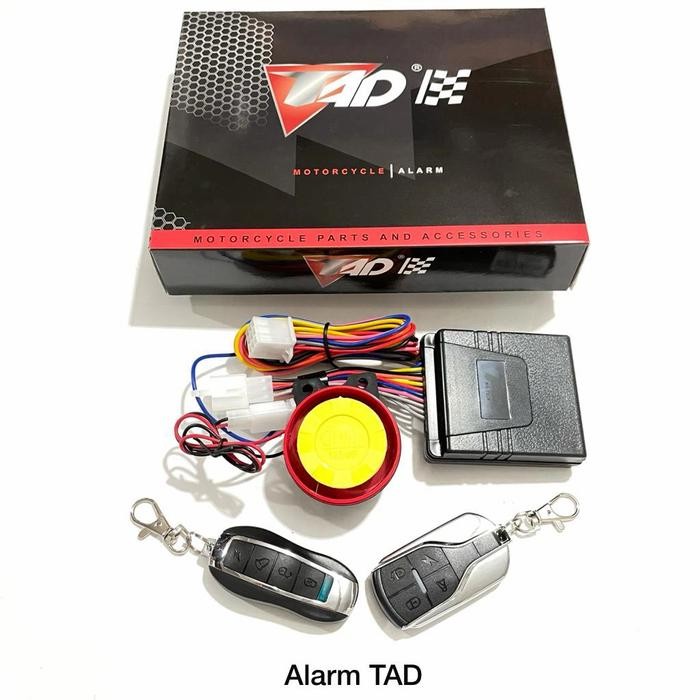 PREMIUM Alarm Remot Motor (2 Remot) Untuk Pengaman Motor dan starter motor