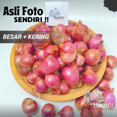 

PREMIUM Bawang Merah Bamer Kering 1 KG Termurah Super Lokal Nganjuk Besar Jumbo Untuk Bawang Goreng