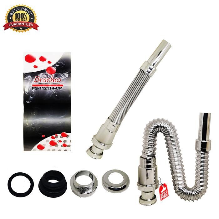 PREMIUM Slang BCP / Wastafel Crome Selang Bak Cuci Piring Flexible Sink Hose