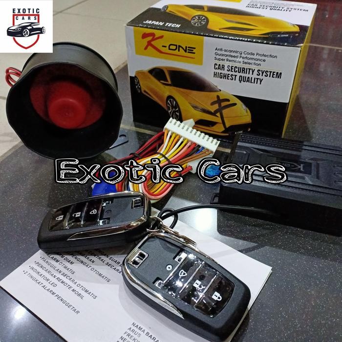 PREMIUM Alarm Mobil Remote Model Fortuner Universal