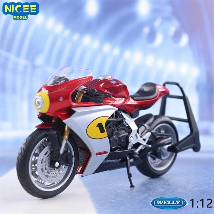 WELLY 1:12 2022 MV Agusta Superveloce Ago High Simulation Alloy Model