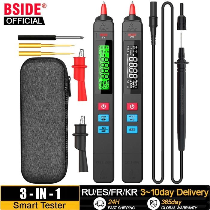 BSIDE Digital Multimeter Pen Type Smart multitester Auto Range DC AC