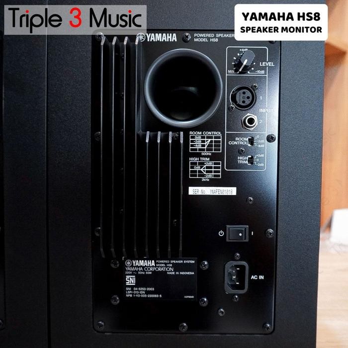 Yamaha Hs8 Pair Aktif Speaker Monitor Flat