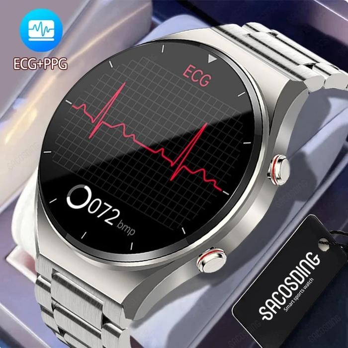 Healthy Blood Sugar Smart Watch ECG+PPG Precise Body Temperature
