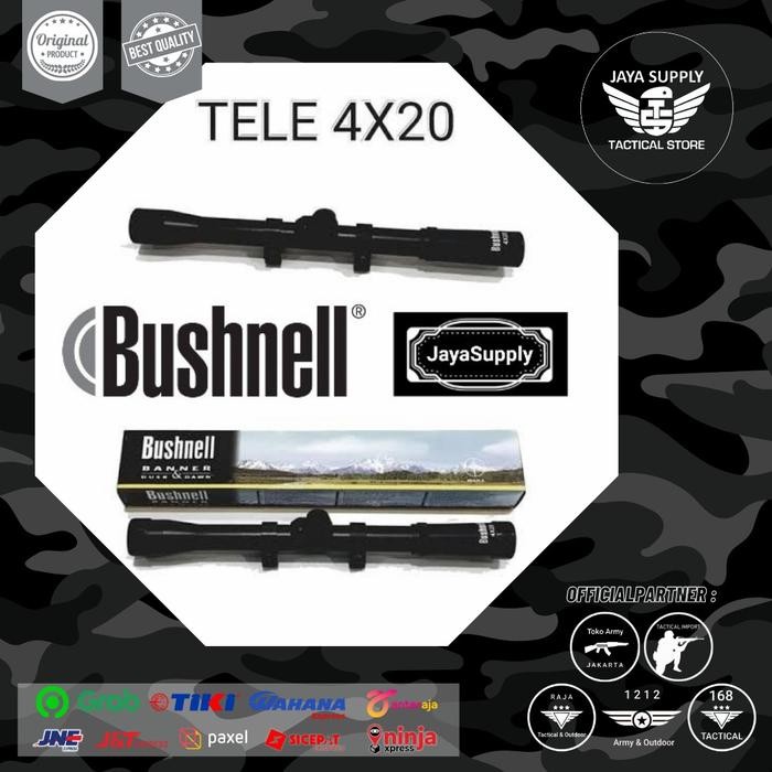 JUAL Teleskop Bushnell 4x20 Telescope Zoom Canon Gamo