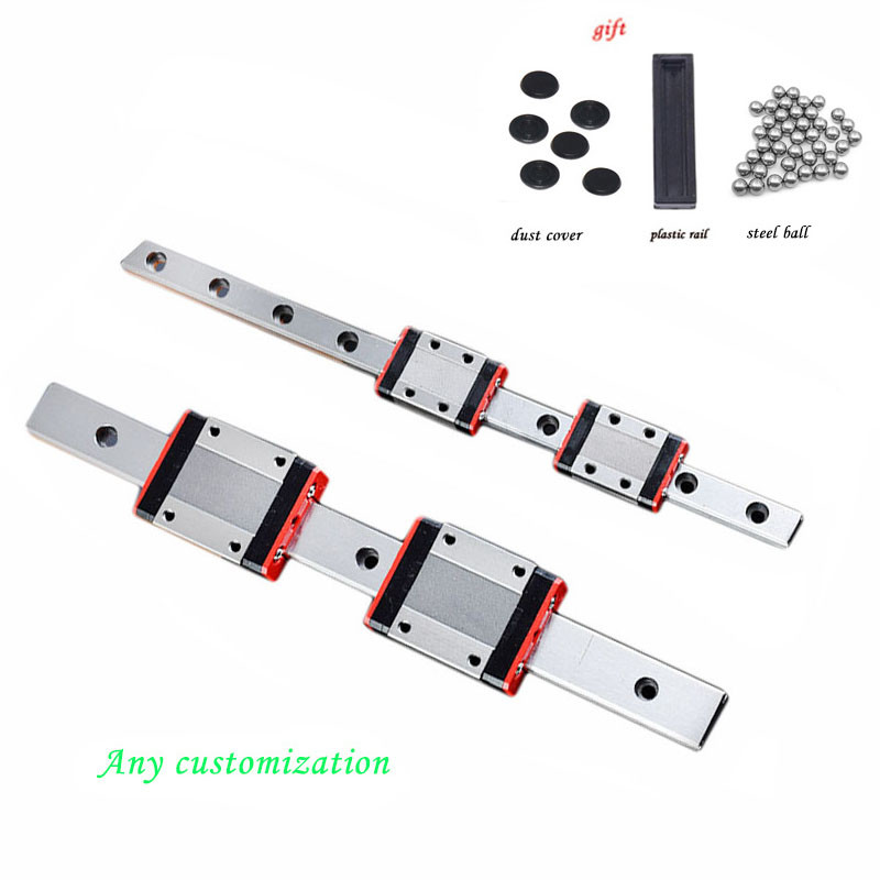1PC Linear Rail Guide + 1PC MGN Carriage Miniature Linear Rail Slide