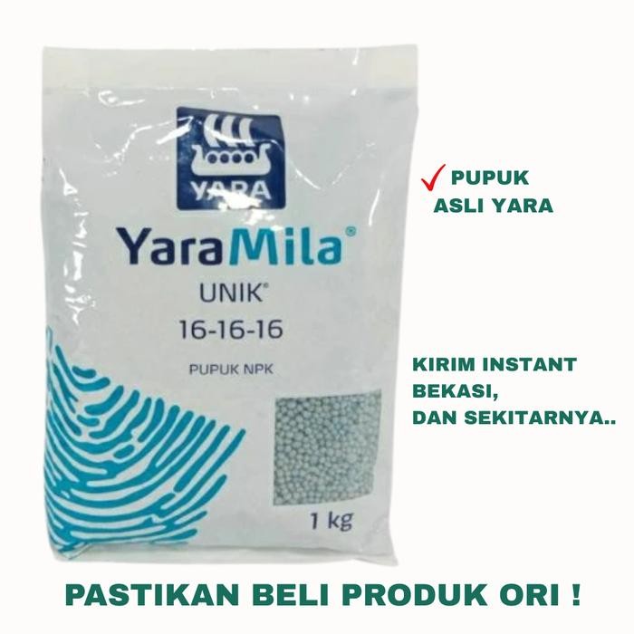[Sp] Pupuk Yara Npk 161616 1 Kg Pupuk Yaramila Unik Pupuk Daun Buah
