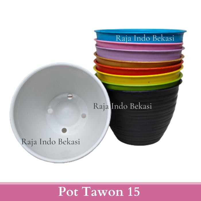 [Sp] Pot Tawon 15 Cm Pot Bunga Plastik Hias Ruang Tamu Minimalis Pot Artificial Kaktus Sedang