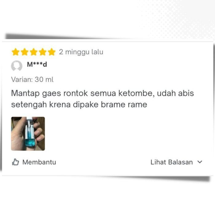 Promo Terbatas Hair Tonic Anti Ketombe Vitamin Pelembab Rambut Kering Pria Wanita