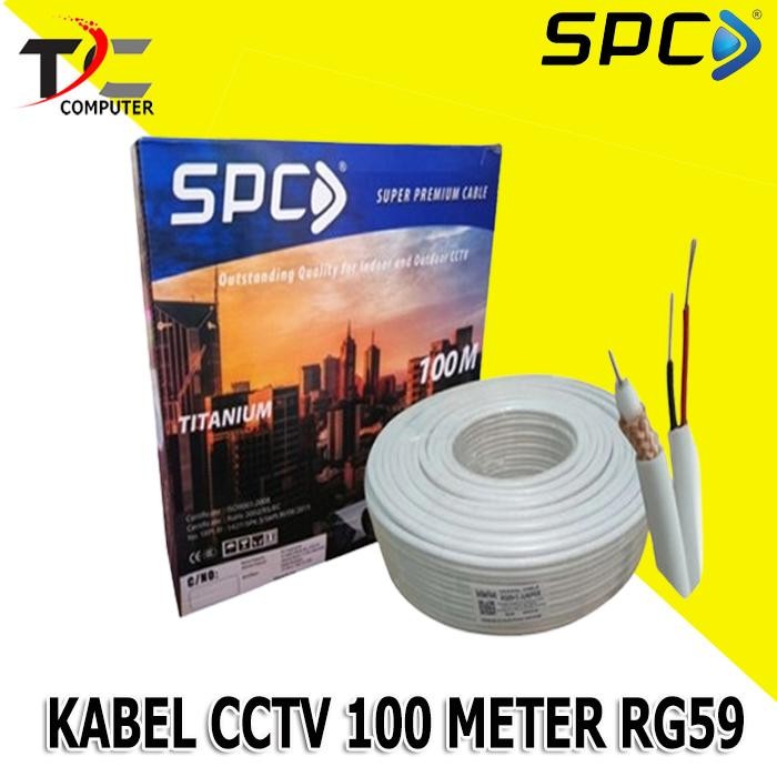 Kabel CCTV 100 Meter Coaxial RG59 Power 1 Roll CCTV Kabel