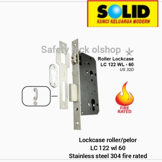 Murah Body Kunci / Roller Lockcase Solid Lc 122 Wl-60