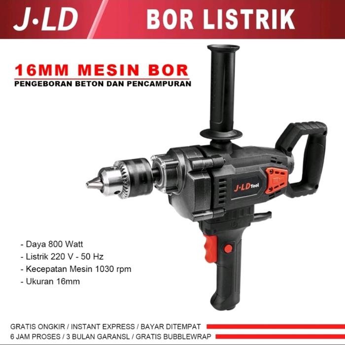 Promo Mesin Bor 16Mm Bor Kapal Bor Pesawat Bor Dragon Jld 16-3