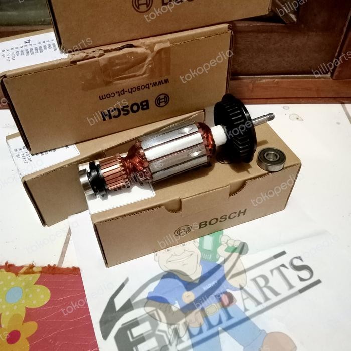 Armature Angker Gws 060 / 8-100 Gerinda Tangan Slepan Bosch Original