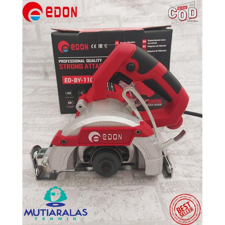 Edon Mesin Potong Keramik Listrik 4" / Marbel Cutter Mesin Pemotong