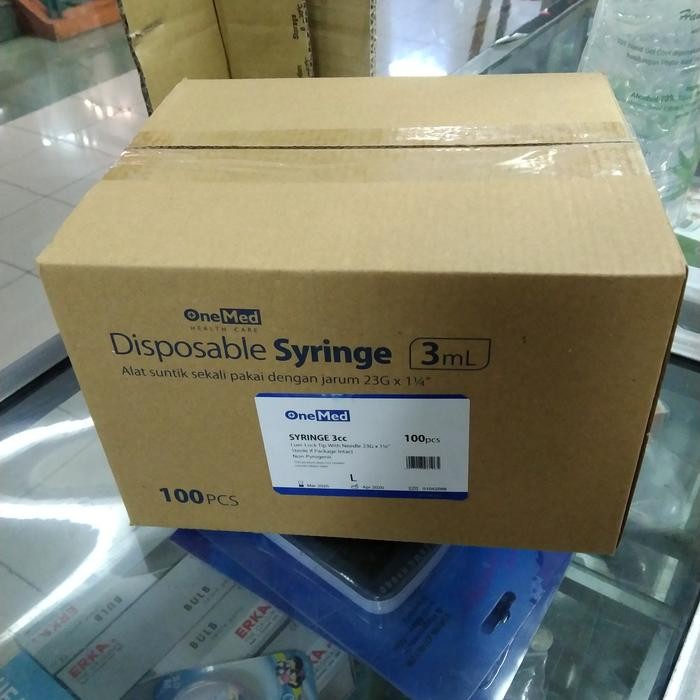 Syringe Spuit 3 Cc/Ml Onemed