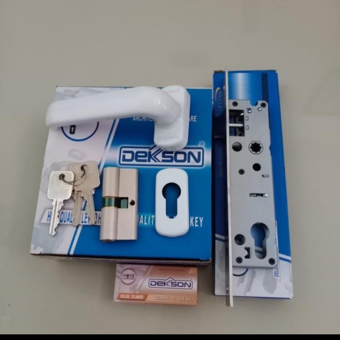 Sale Handle Pintu Aluminium Dekson Lhr 0816 + Kunci Set