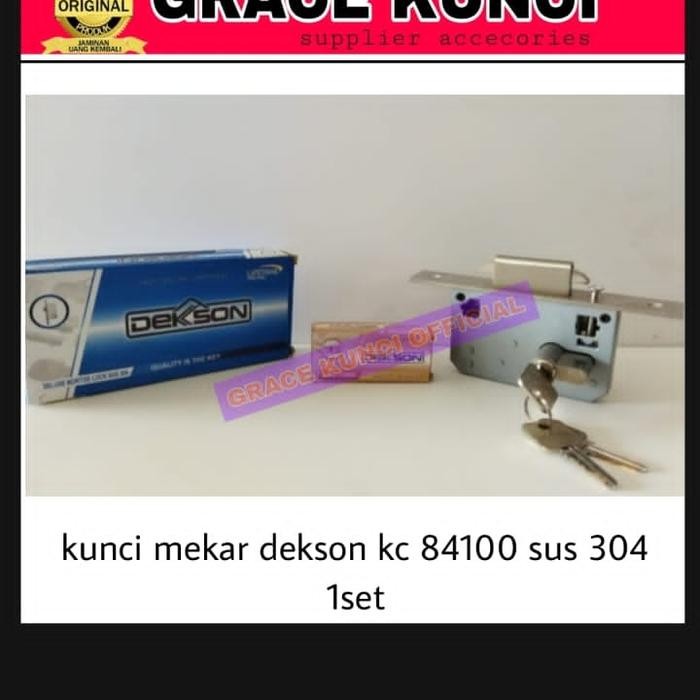 Sale Kunci Mekar Premium Dekson 8410 Sus 304 Kunci Pintu Sliding Geser Kayu