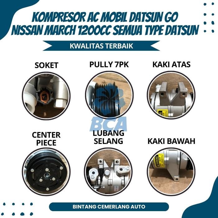 KOMPRESOR AC Mobil DATSUN DAN DATSUN GO