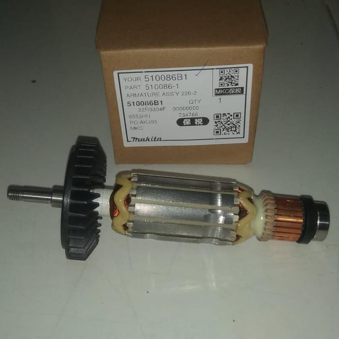 Armature / Angker Mesin Gerinda Tangan 4" Makita 9553B Asli / Ori