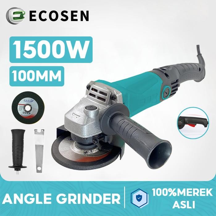 Ecosen 1500W Mesin Gerinda Tangan Listrik 4'Gerinda Murah Berkualitas Kualitas Gerinda Tangan Mesin