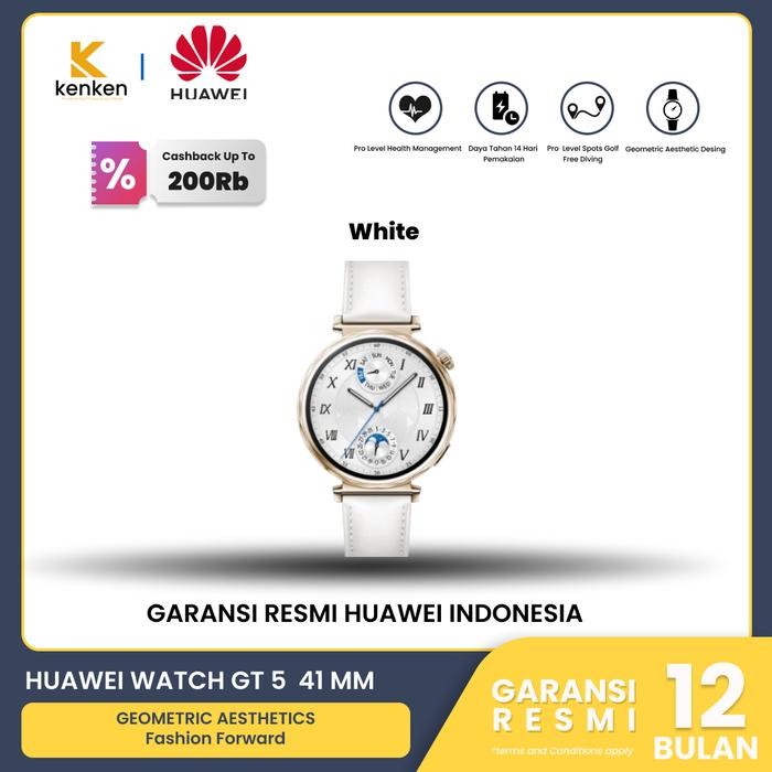 Huawei Watch Gt 5 Gt5 Smartwatch Garansi Resmi Huawei Indonesia White 41 Mm Black 46 Mm Blue 46 Mm