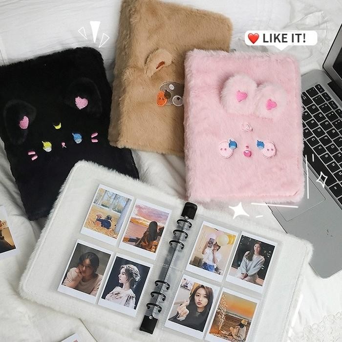 

SALE TERHOTT BINDER LUCU MEWAH PHOTOCARD A5 LONGGAR DAUN 160 POCKETS CUTE RABBIT PUPPY PENUTUP ALBUM