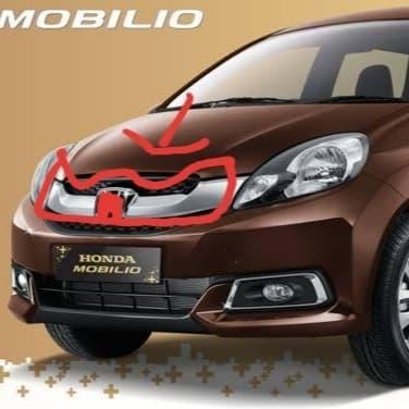 List Grill Depan Front Grill Chrome Honda Mobilio E S 2014-2016 Ori