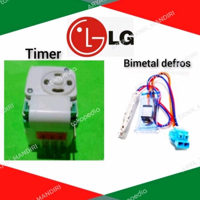 Timer Fuse Bimetal Defros Kulkas LG 2 Pintu Original