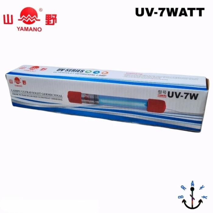 Lampu UV rium Yamano 7 Watt Pembasmi Lumut *